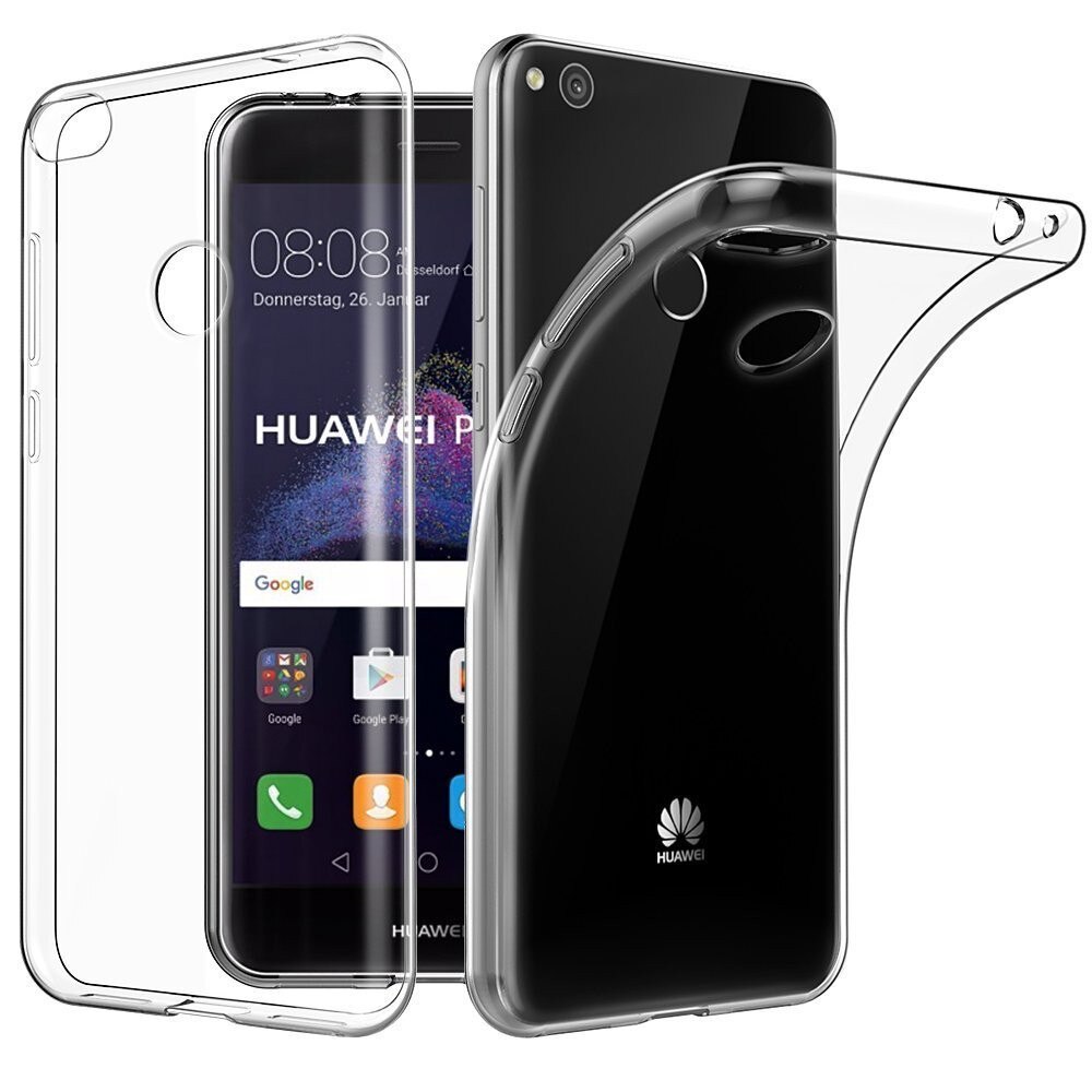Husa de protectie ultraslim Huawei P8 Lite / P9 Lite 2017, Silicon, Transparenta