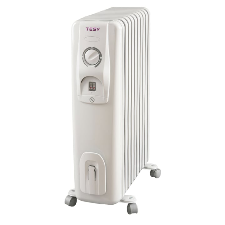 Tesy CC 2008 E05 R Elektromos radiátor, 2000 W, 8 elem, 3 erősség, Biztonsági termosztát, Állítható termosztát, Fagyvédelem