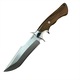Cutit Premium pentru Vanatoare, "The Ranger", Otel M390 cu 62HRC si Maner de Lemn Natural de Nuc, Cu Teaca, Full Tang, 28 cm, pentru Camping sau Bushcraft, PriStyle®
