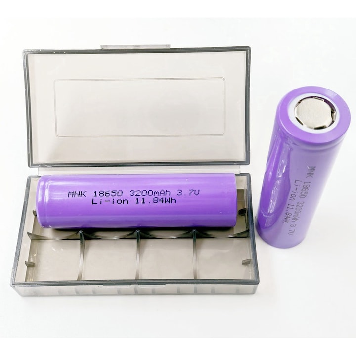 Литиево-йонна батерия MNK 18650 3200mAh 3.7V, 2 броя