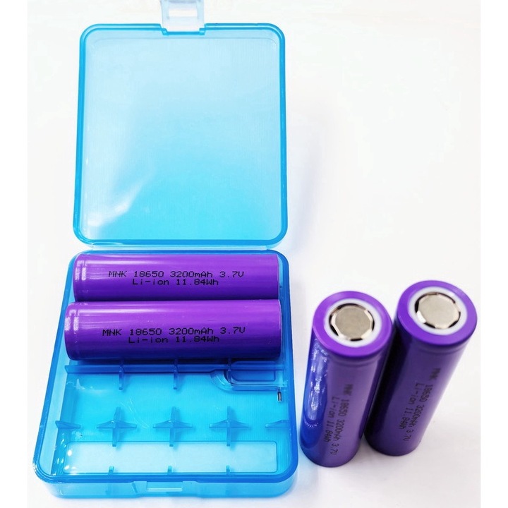Литиево-йонна батерия MNK 18650 3200mAh 3.7V, 4 броя