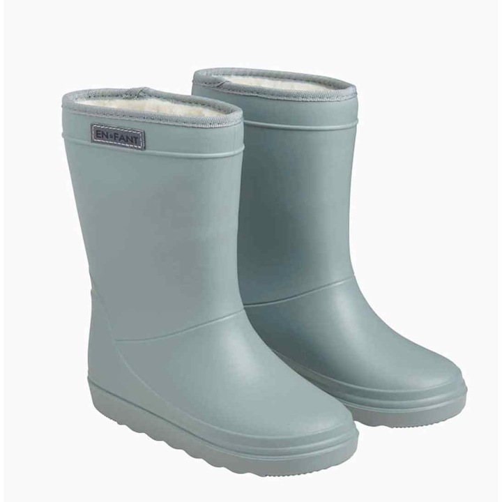 Shadow Mist - Cizme de ploaie si vreme rece captusite cu lana - En Fant, Albastru