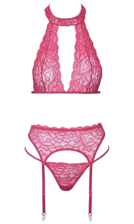 Szexi fehérnemű, Cottelli, rózsaszín melltartó, tanga