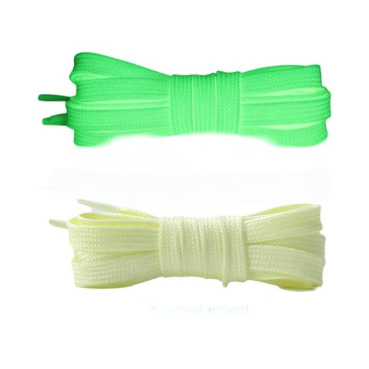 Set sireturi fosforecente, galben, 140cm