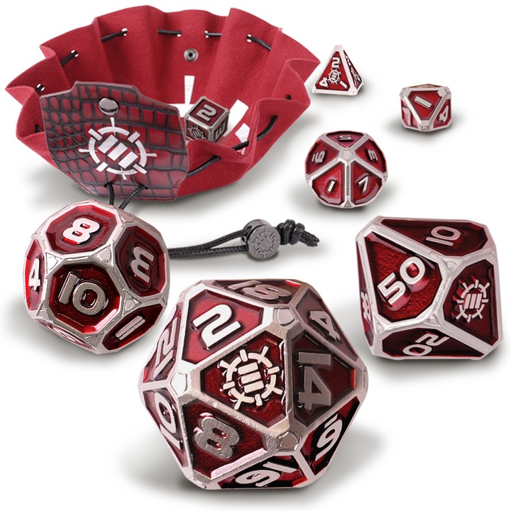 Set Zaruri Metalice Collector's Edition Red DnD ENHANCE