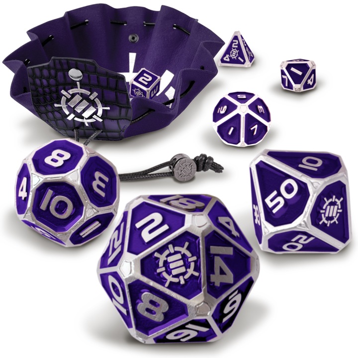 Set Zaruri Metalice Collector's Edition Purple DnD ENHANCE