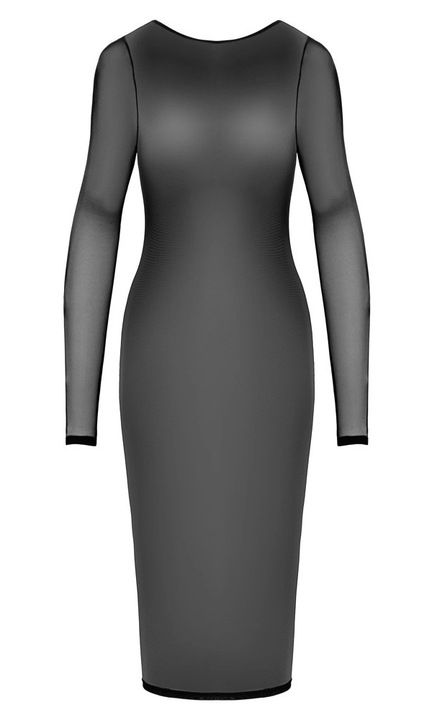 Szexi hosszú ruha, Cottelli Collection Party, átlátszó