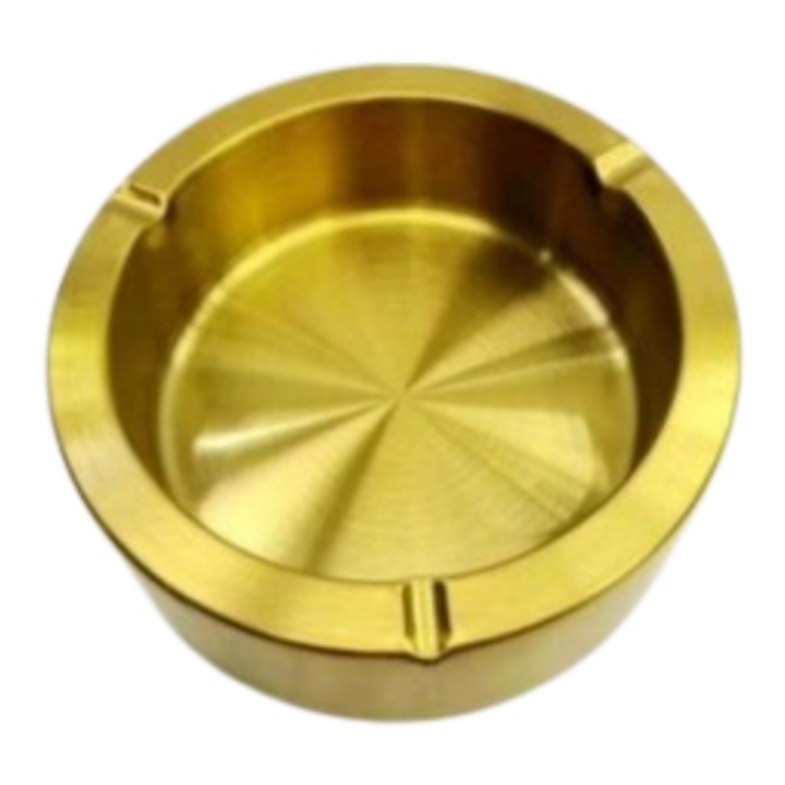 Fém hamutartó, 12 cm, Arany