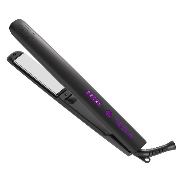 Placa de Indreptat Parul TESLA STH300BP Display LCD Invelis Ceramic Turmalin 42W Negru/Violet