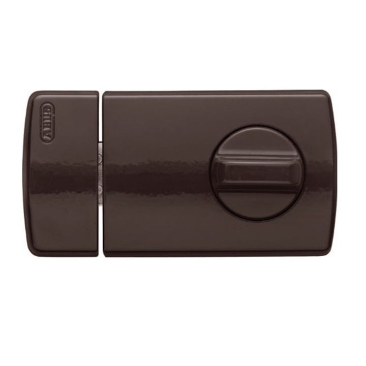 Broasca suplimentara Abus 2110, pentru instalare exterioara, cu maner si cilindru, maro