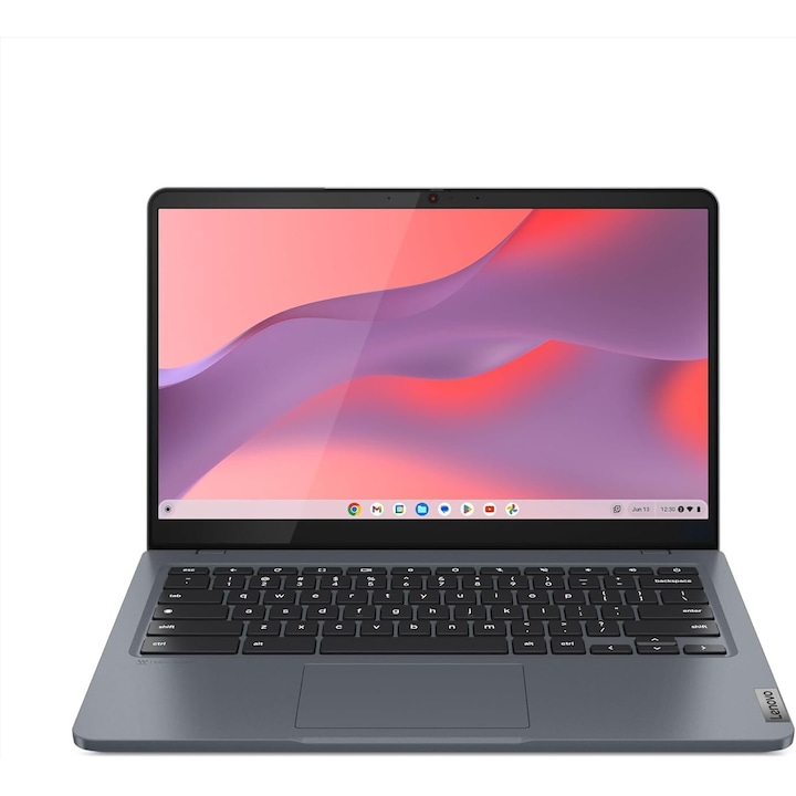 Лаптоп Lenovo IdeaPad 3 Chrome 14M836" MediaTek MT8183 (8C, 4x A73 @2.0GHz + 4x A53 @2.0GHz), 4 GB, 64GB eMMC 5.1 "14" FHD, Chrome OS, Arctic Grey