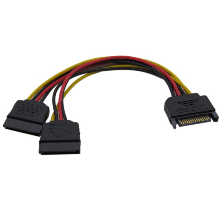 Adapter Digital One SP01012, Sata - 2xSata, 0,15 m, Sata - 2 Sata, Sata - 2xSata