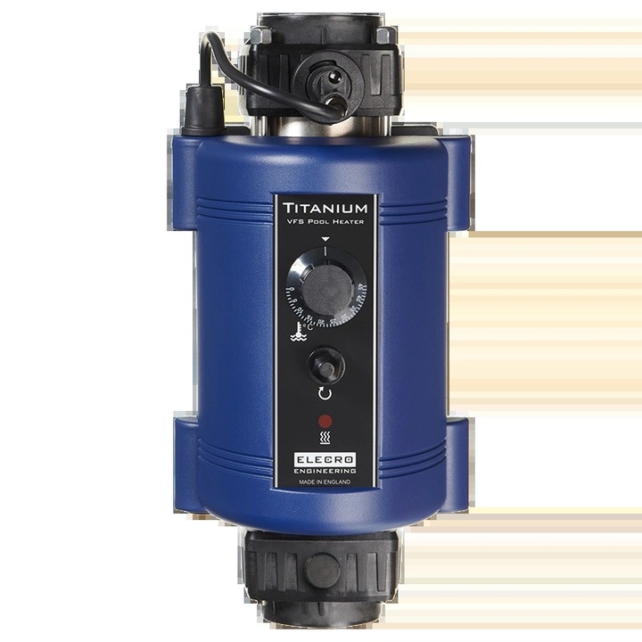 Аналогов нагревател за басейн/джакузи, Nano Splasher, изцяло от титан, 3 kW