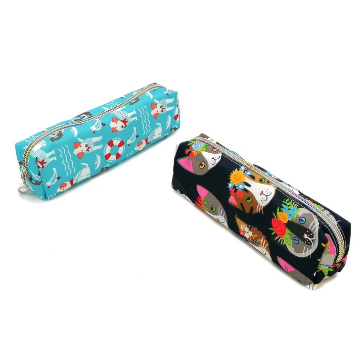 Моливник ONE DOLLAR, едно отделение, 19х5х6см, многоцветен