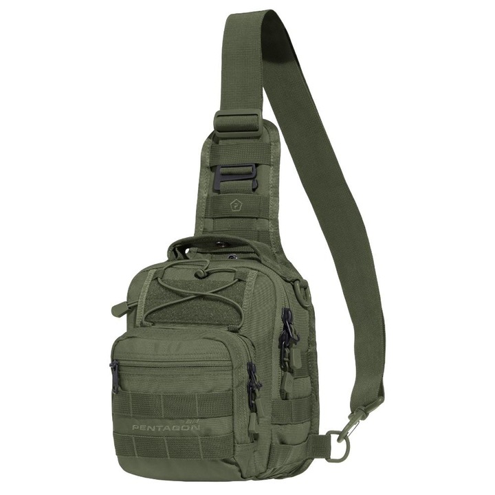 Pentagon sporttáska, UCB 2.0 modell, 7 liter, 19x24x16cm, RAL7013 szín