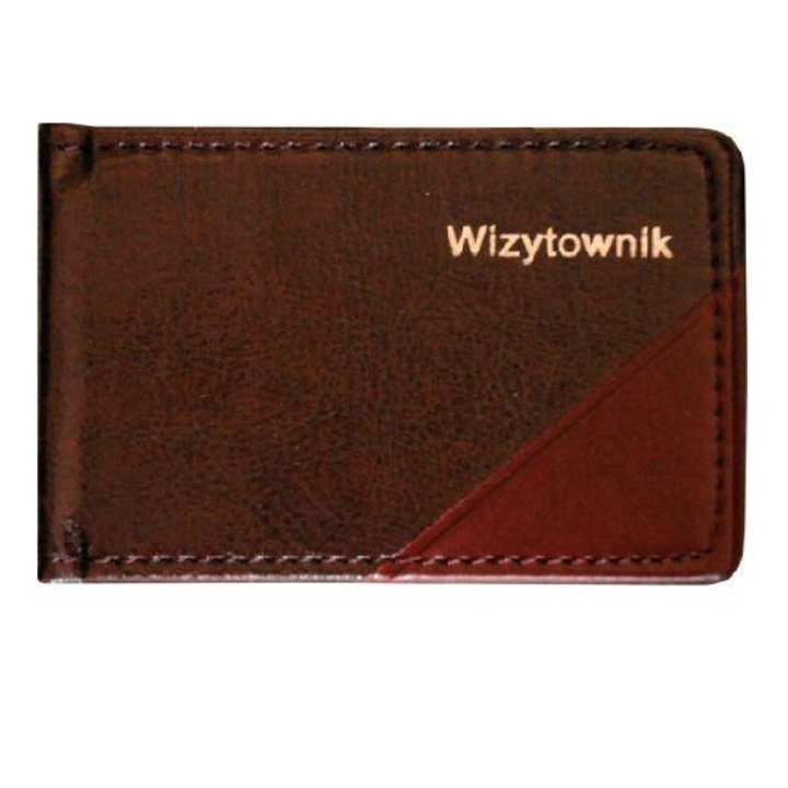 Suport documente Aliga, 32 carduri, maro