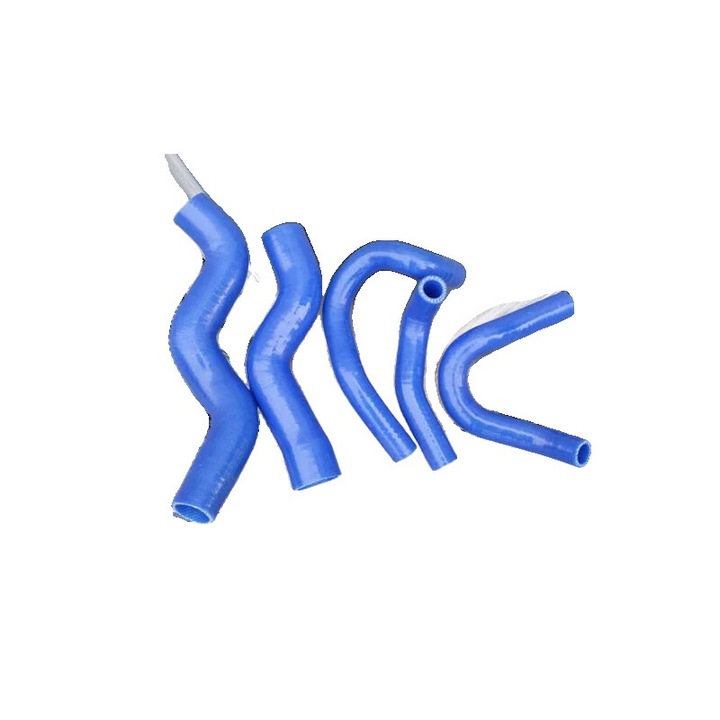 Szilikon radiátortömlő, nagy felszakítási nyomás, széles hőmérséklet-tartomány, kék, mérettűrés +/-5mm