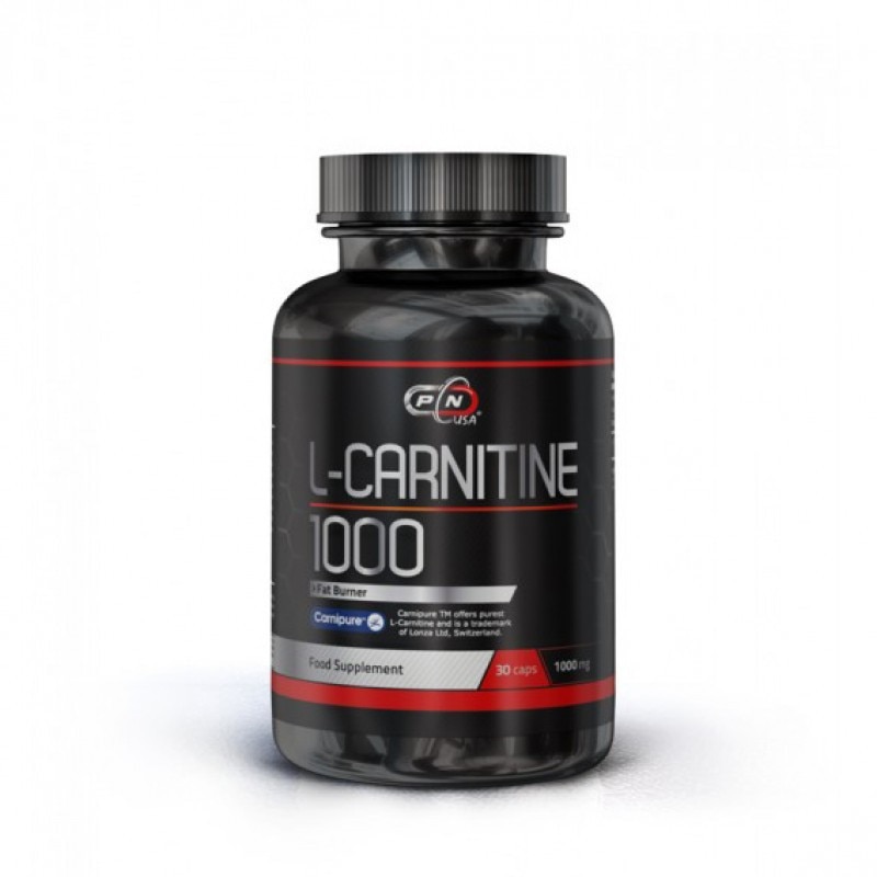 Л-карнитин 1000 мг Pure Nutrition USA, 30 капсули - eMAG.bg