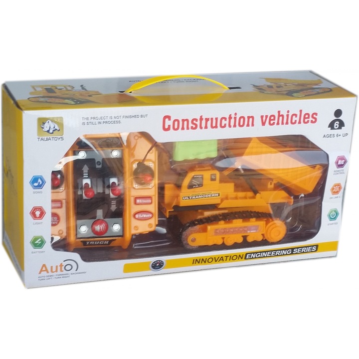 Детска играчка Kristaltoys Самосвал с радиоуправление