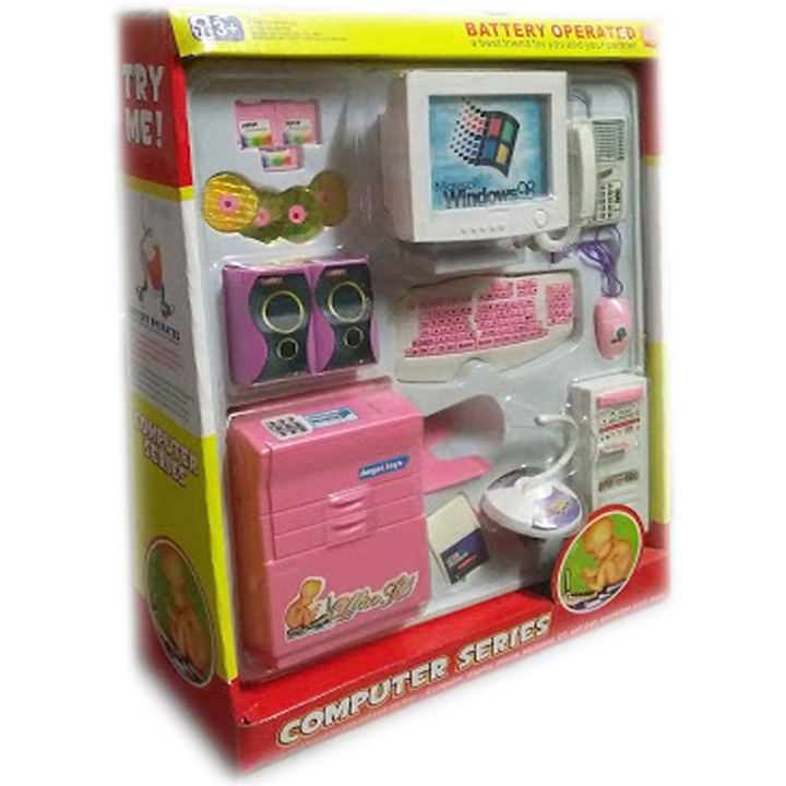 Детски комплект Kristaltoys Компютър