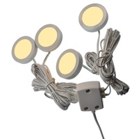 kit 4 spoturi leduri cu lumina calda pentru mobila putere 6w plus transformator imagen 17_0_
0