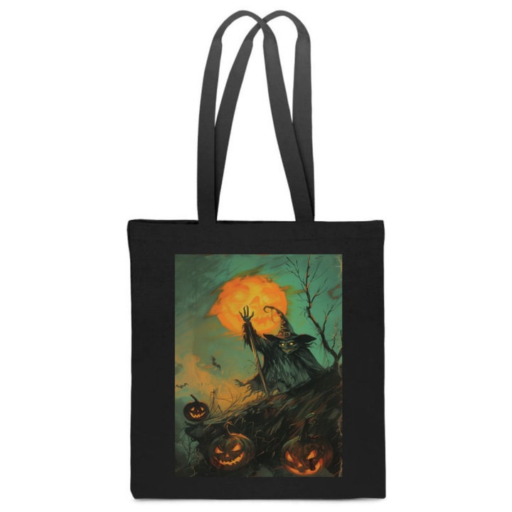 Tote táska, pamut, 38x42cm, tarka