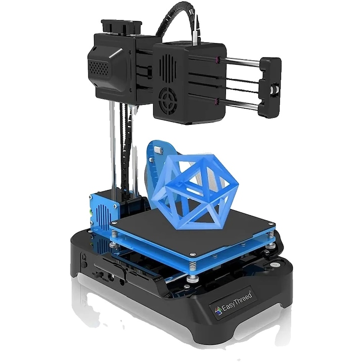 3D принтер K7, 100x100x100mm, Черен, С офлайн TF карта