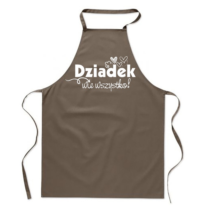 Sorturi bucatarie si gratar, PoStar, Fartuch cu Dziadek Wie, bej