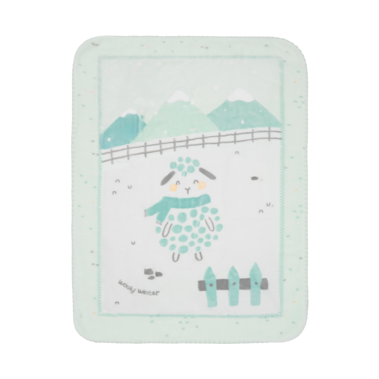 Меко бебешко одеяло, Kikkaboo Sleepy Sheep, Шерпа, 110/140 см