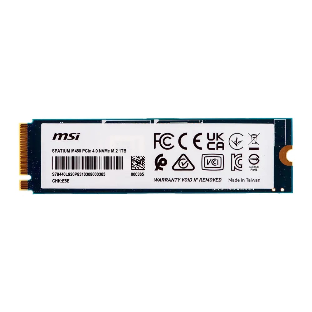 Dysk SSD MSI SPATIUM M450 1TB PCIe 4.0 NVMe M.2 22x80mm - eMAG.ro