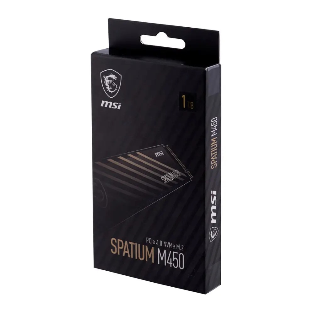 Dysk SSD MSI SPATIUM M450 1TB PCIe 4.0 NVMe M.2 22x80mm - eMAG.ro Dysk SSD MSI SPATIUM M450 1TB PCIe 4.0 NVMe M.2 22x80mm - eMAG.ro