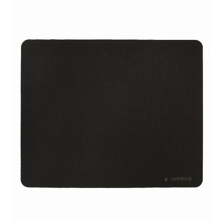 MousePAD GEMBIRD, cauciuc si material textil, 260 x 220 x 3 mm, negru