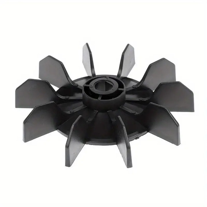 Ventilátor lapát kompresszorhoz, 14 mm tengely, 135 mm átmérő, fekete