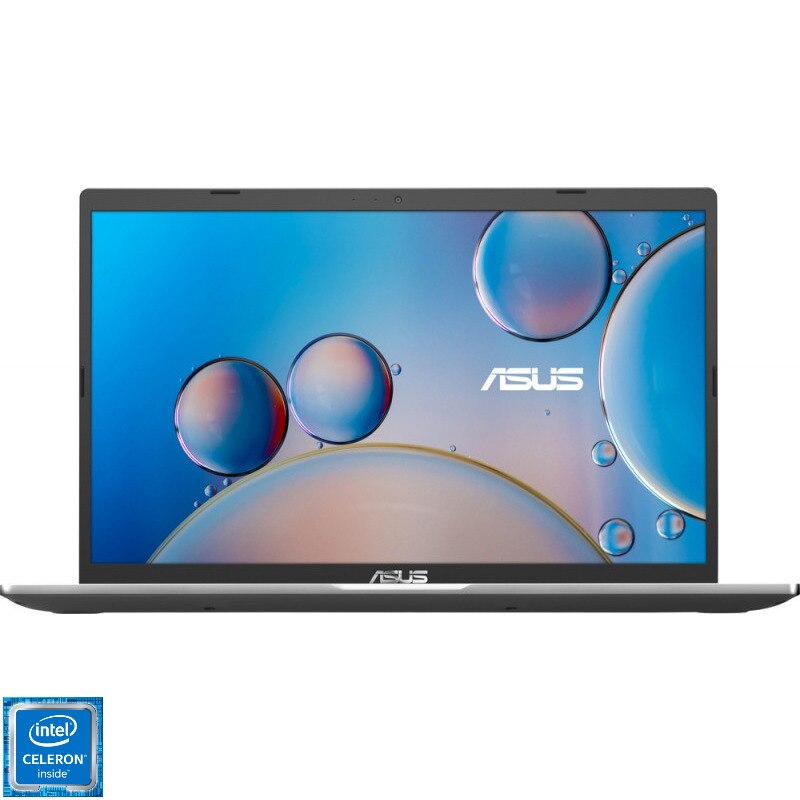 Laptop Asus Vivobook F515KA, procesor Intel® Celeron® N4500, 4MB Cache, dual core, up to 2.80 GHz 15.6" FHD, 16GB DDR4, SSD 1TB, Intel® UHD Graphics, Argintiu