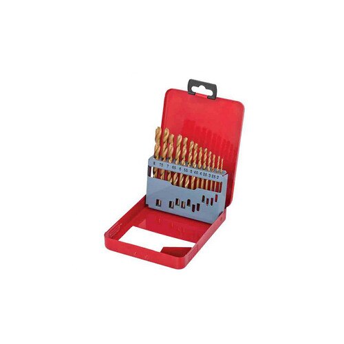 Set 13 burghie HSS Titan 2 - 8 mm in cutie de metal Raider