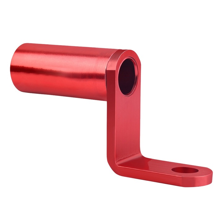 Suport de conversie pentru biciclete din aliaj de aluminiu Enforose, pentru telefon mobil Suport pentru ghidon (rosu)