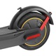 Suport spate pentru aripa, compatibil cu trotineta electrica Ninebot MAX G30, aluminiu si fier, usor de instalat, rosu