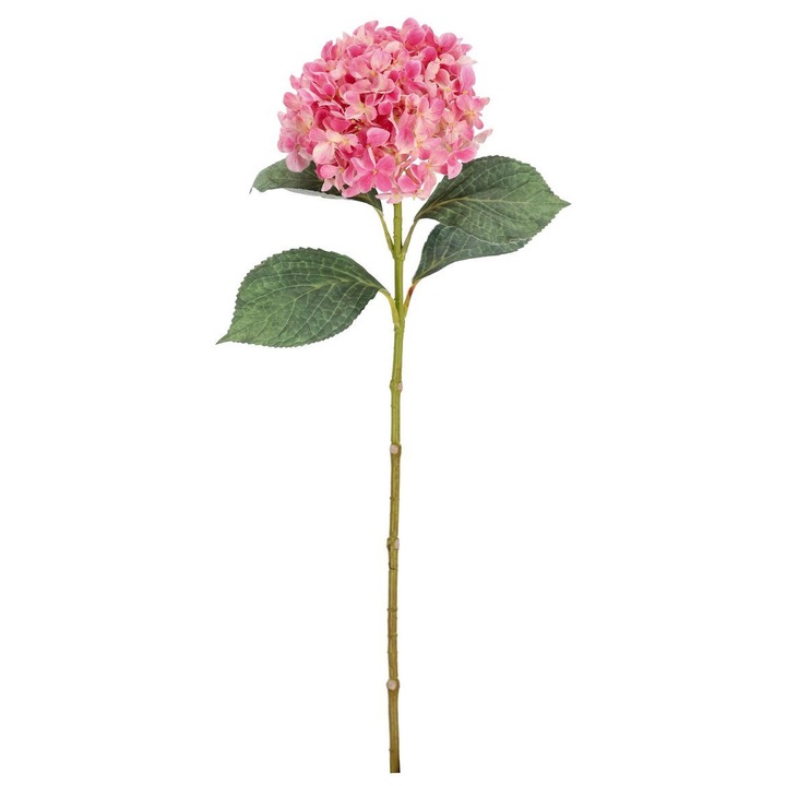 Set 3 Hortensii artificiale roz verzi 30x25x67 cm