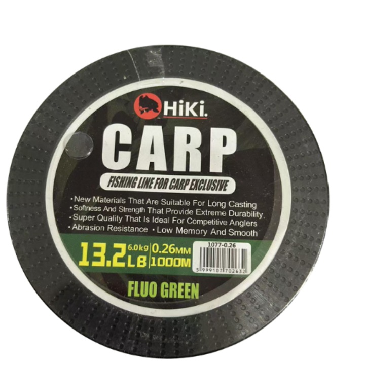 Fluo Green Monofil Zsinór 1000m 0.26mm-1077