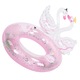 Колак за плуване за деца, Enforose, дизайн лебед, розов, PVC, 0.25мм