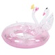Колак за плуване за деца, Enforose, дизайн лебед, розов, PVC, 0.25мм