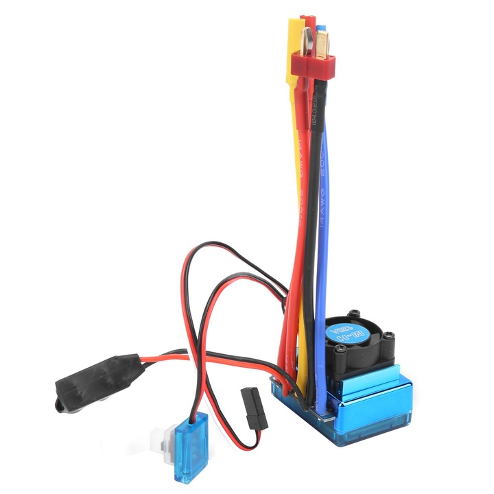 Controler electric de viteza ESC fara perii 120A pentru piese de barca auto cu telecomanda 1/10 1/12