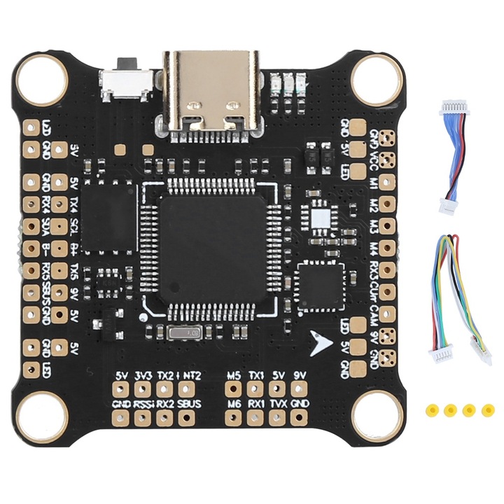 Mini controler de zbor F4530D cu accesorii pentru drona cu telecomanda FPV Quadcopter