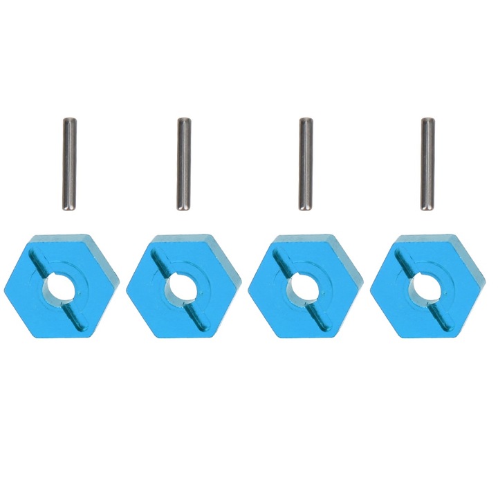 Шестостенна опора за колела от алуминиева сплав 4 бр. за LC 1/14 за аксесоар за надграждане на Monster Truck
