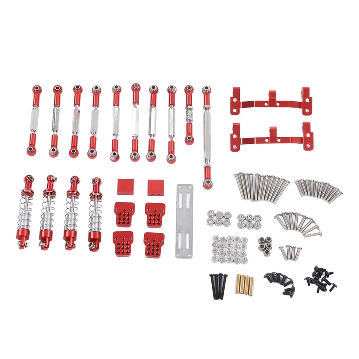 Piese de upgrade pentru masina RC RC Tija de tragere Poll Rod Scaun Amortizor Set de suport pentru soc pentru MN Series D90 MN90 MN91 MN96 MN99 Enforose