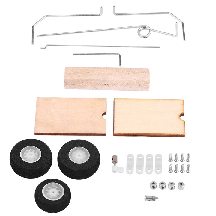 KT DIY Set de Roti pentru Tren de Aterizare Model de Avion cu Aripa Fixa accesorii universale RC