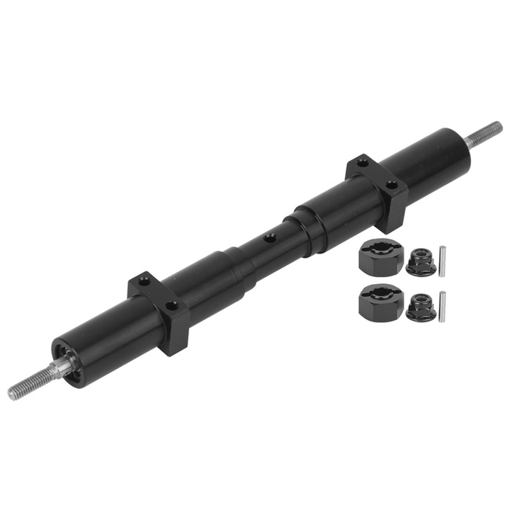 Accesoriu pentru axa rotii din spate, metal RC, fara motor, potrivit pentru remorca de tractor RC Tamiya 1/14 (140 mm)