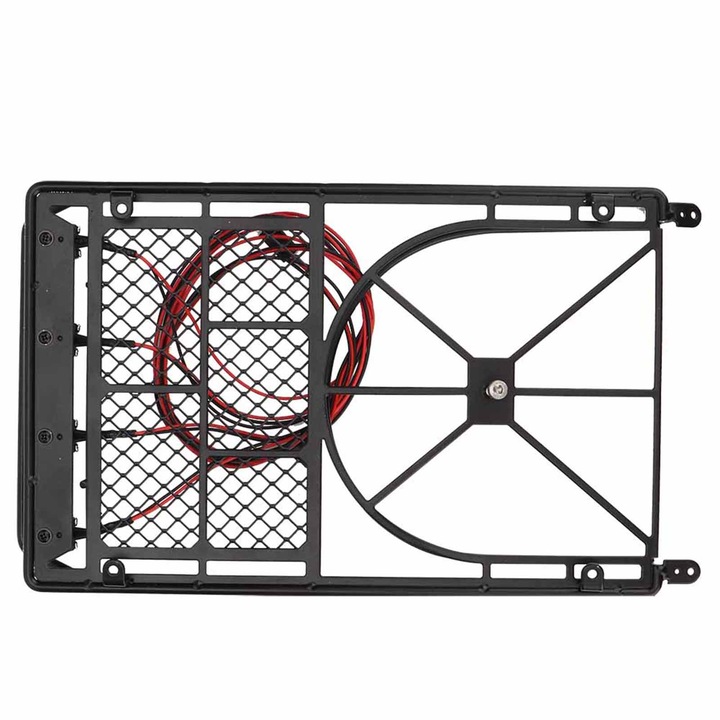 Tava pentru portbagaj pentru masina RC cu lumina LED pentru Axial SCX10 D90 (02) Enforose