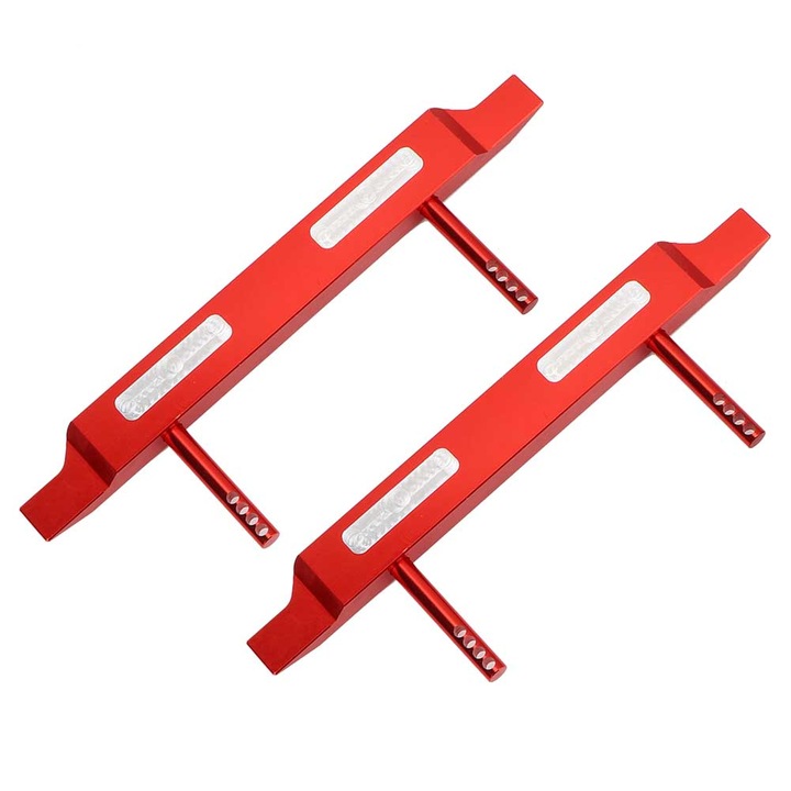 Piese de upgrade RC Glisor prelucrat armura potrivit pentru masina cu senile HPI VENTURE FJ (rosu) Enforose