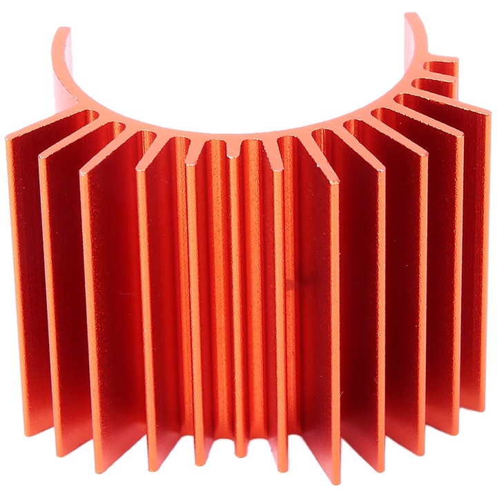 Aripioara de racire a radiatorului din aliaj de aluminiu pentru piese de motor auto RC 1/10 540/550 (portocaliu) Enforose